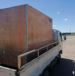 <p>Передали к доставке в адрес Клиента во Владивостоке cтенд для испытания топливных насосов высокого давления12PSB.</p>
