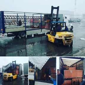 <p>На выходных состоялась отгрузка очередной сборной машины со склада в г.Тачен. В понедельник прибытие машины на СВХ и подача таможенных деклараций</p>
