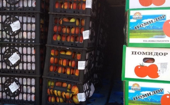 А присмотритесь, как хорош нектарин! Рыжевато-крас...