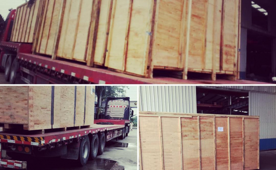 Производственная линия выехала из Гуанчжоу. Оборуд...