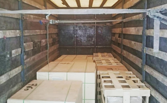 И еще одна партия сборных грузов размещена в транс...