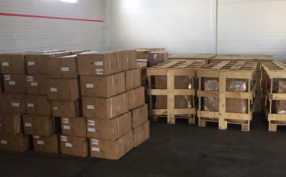 Завершается процесс размещения товарных партий на ...