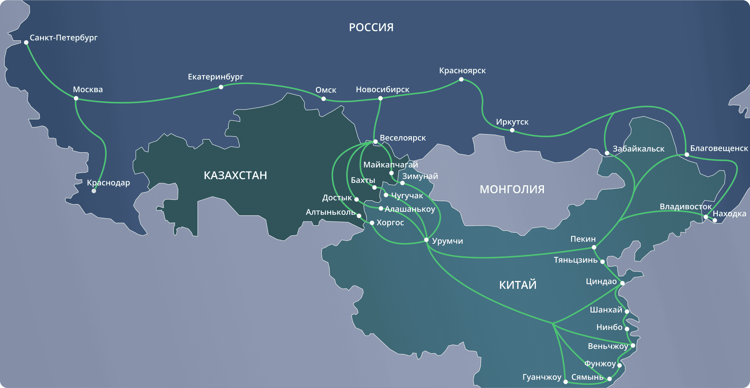 Карта маршрутов